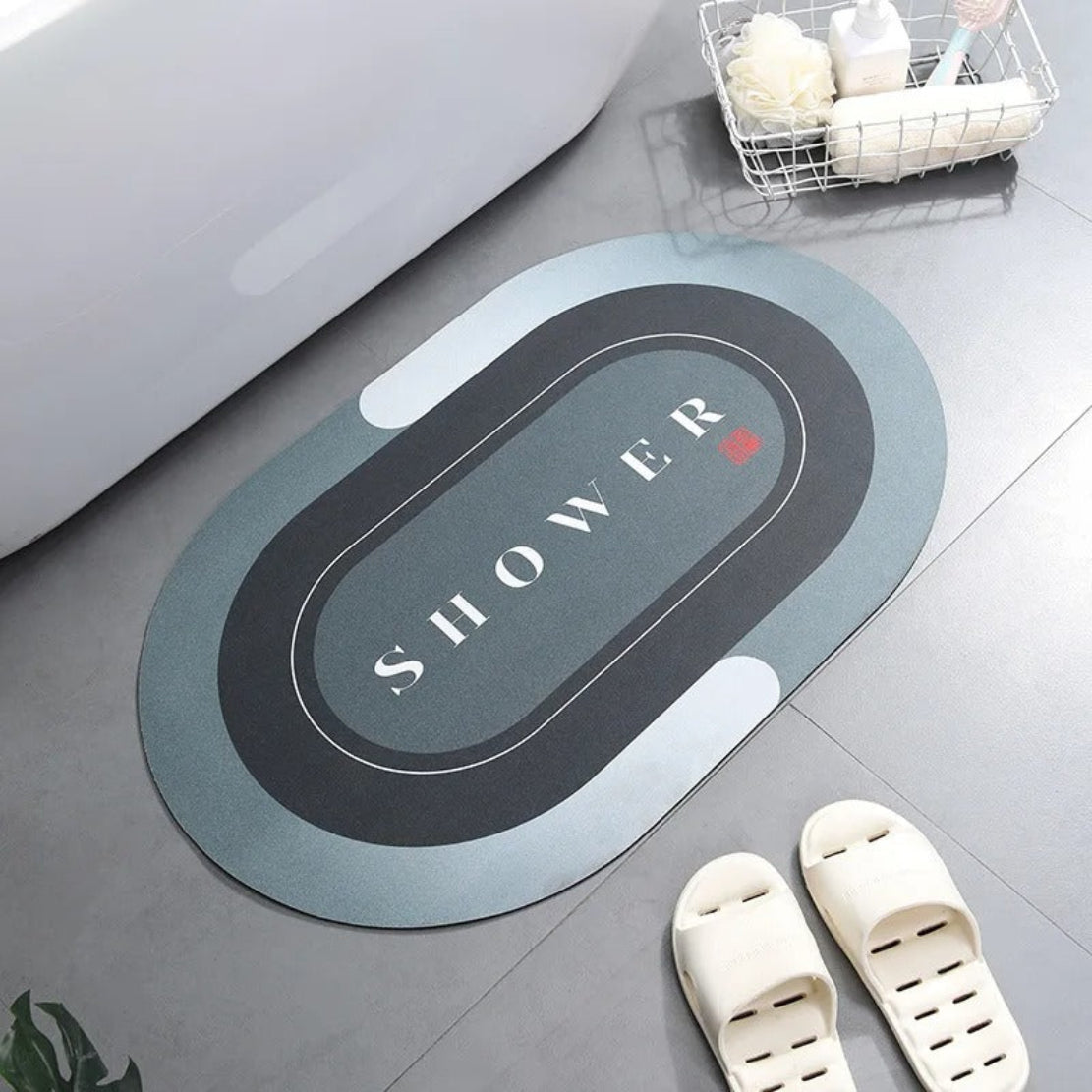 Super Absorbent Non Slip Rubber Floor Mat / Ruchi