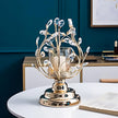 Vintage Metal Candle Holder Glass / Ruchi