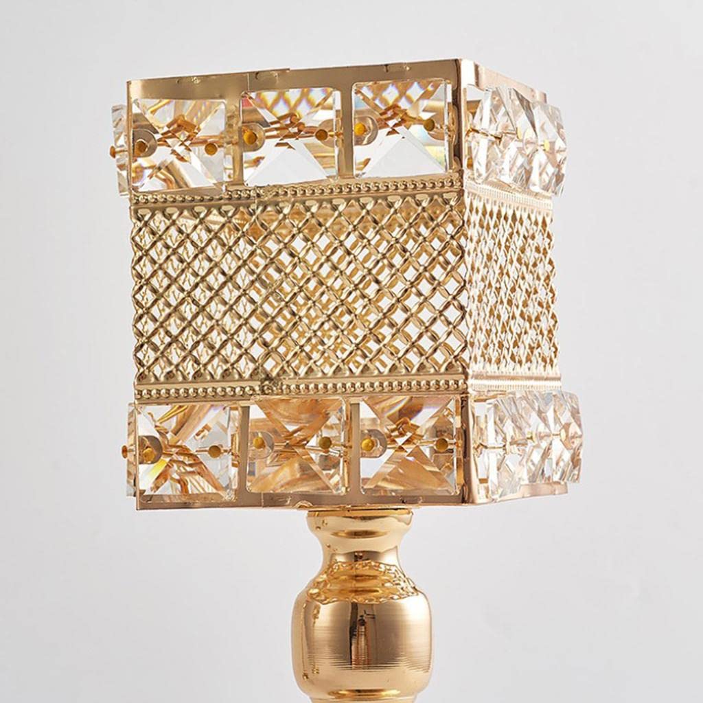Vintage Square Metal Candle Holder