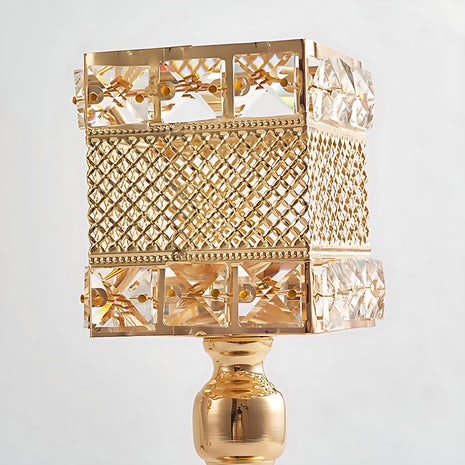 Vintage Square Metal Candle Holder / Ruchi