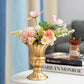 Metal Floor Vase Decor Set For Outdoor / Ruchi
