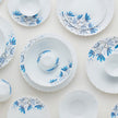 35 Pieces White Dinner Plates & Bowls Set / Ruchi