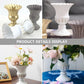 Metal Floor Vase Decor Set For Outdoor / Ruchi