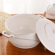 Round Ceramic Soup Bowl With Lid / Ruchi