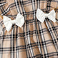 Cute Plaid Design Summer Comfy Polyester Outfit Set / Ruchi 