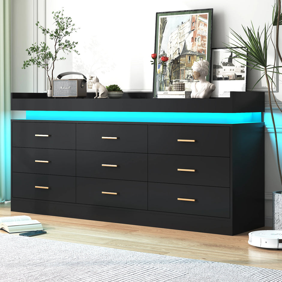 63" LED Drawer Chest / Ruchi