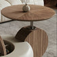 Extendable Round Wooden Coffee Table With Storage / Ruchi