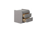Fabric Upholstered Multifunctional Smart Bed With Storage / Ruchi