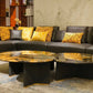 Spacious Leather Modular Sectional Sofa With Chaise / Ruchi