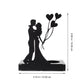 Romantic Couple Props Black Metal Candle Holder / Ruchi