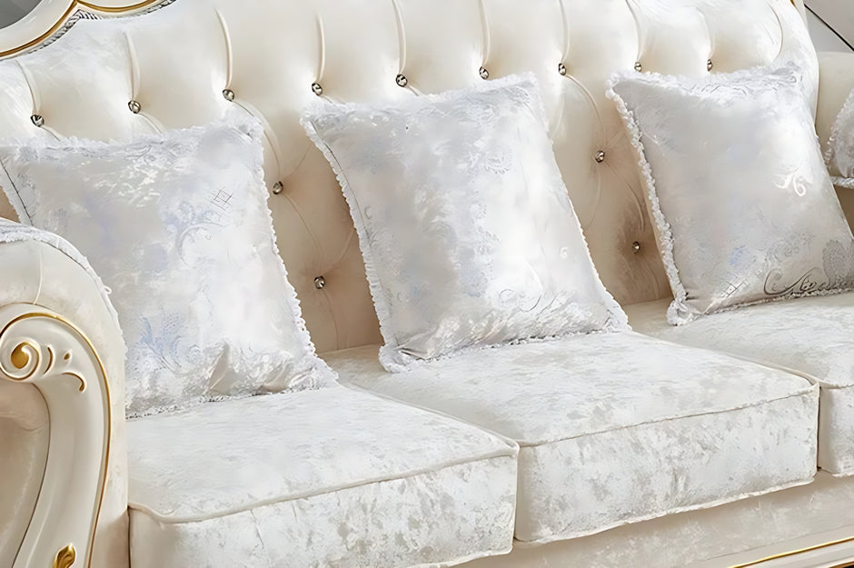 European Velvet Fabric Sofa Set / Ruchi