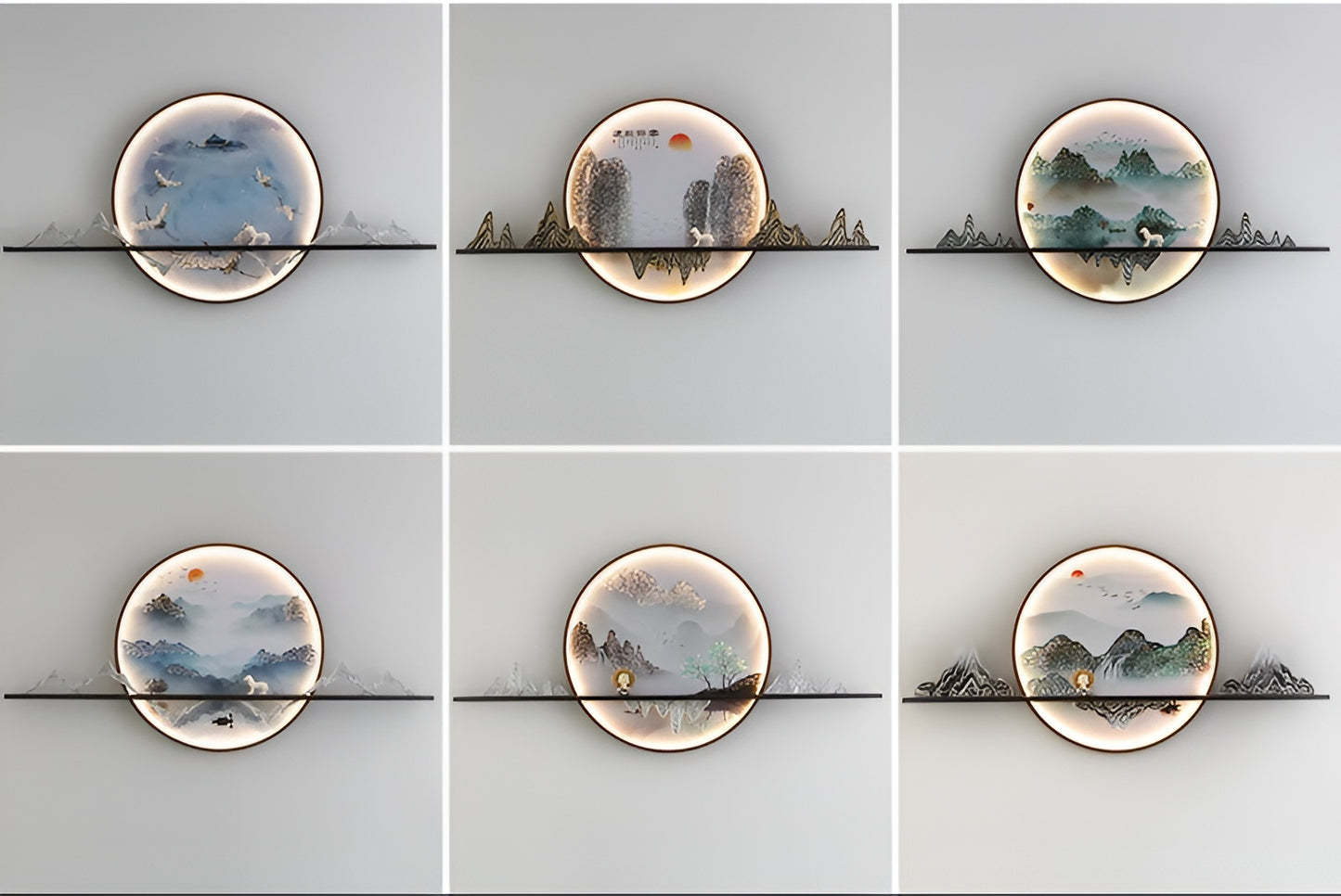 Mountain Valley LED Mural Wall Lamp