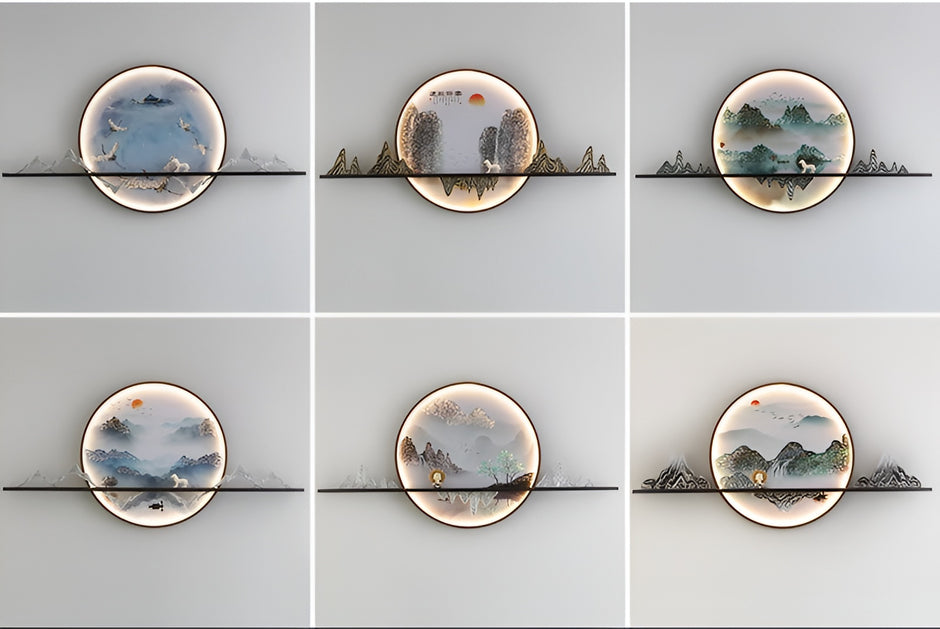Mountain Valley LED Mural Wall Lamp