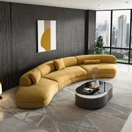 Modular Sectional Sofa With Fabric Upholstery / Ruchi