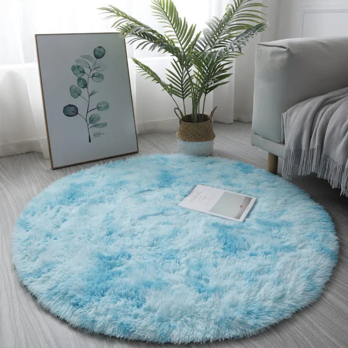 Circular Decorative Area Floor Rug / Ruchi