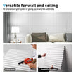 12 Pcs 3D Geometric Shaped Modern Wall Panel