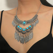 Leaf Shaped Vintage Necklace For Women / Ruchi