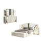 Modern Leather Upholstered Bedroom Set / Ruchi