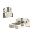 Modern Leather Upholstered Bedroom Set / Ruchi