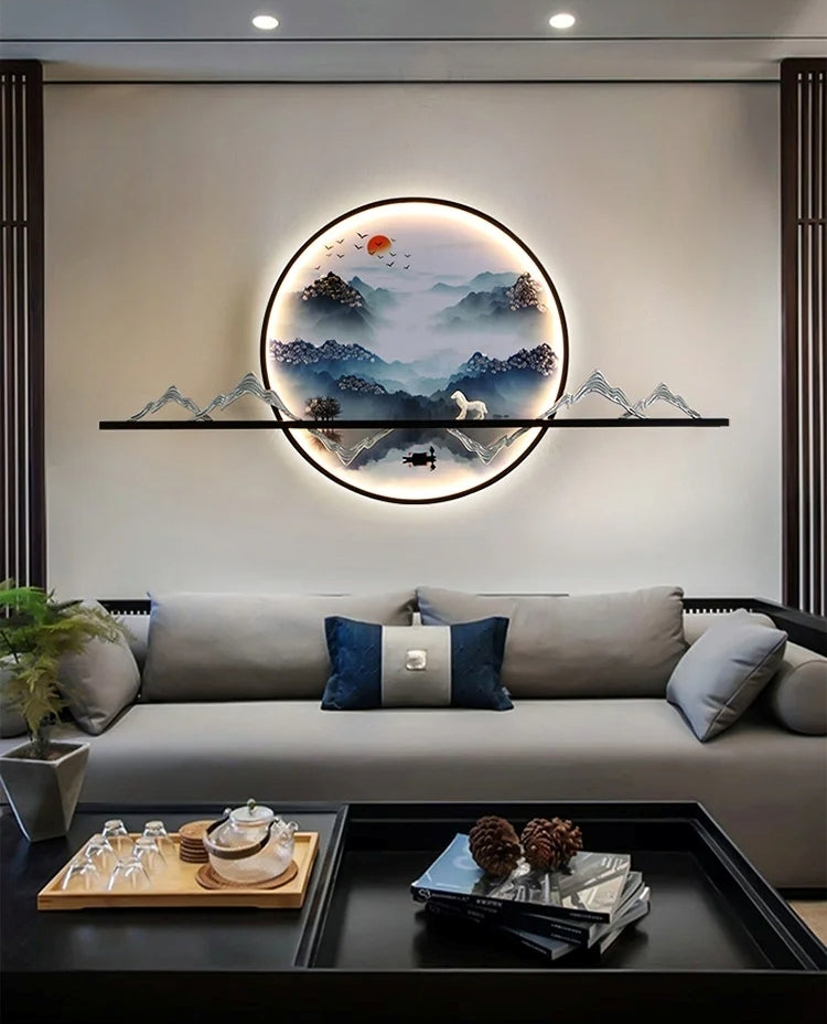 Mountain Valley LED Mural Wall Lamp / Ruchi