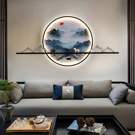 Mountain Valley LED Mural Wall Lamp / Ruchi