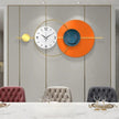 Modern Metallic Wall Clock Decor / Ruchi