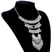 Vintage Tribal Multilayer Collar Metal Necklace / Ruchi