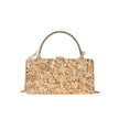 Crossbody Metal Clutch Handbag For Wedding / Ruchi