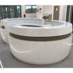 U Shaped Wooden Reception Desk / Ruchi