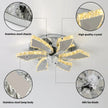 Modern Remote Control Ceiling Fan With LED Light