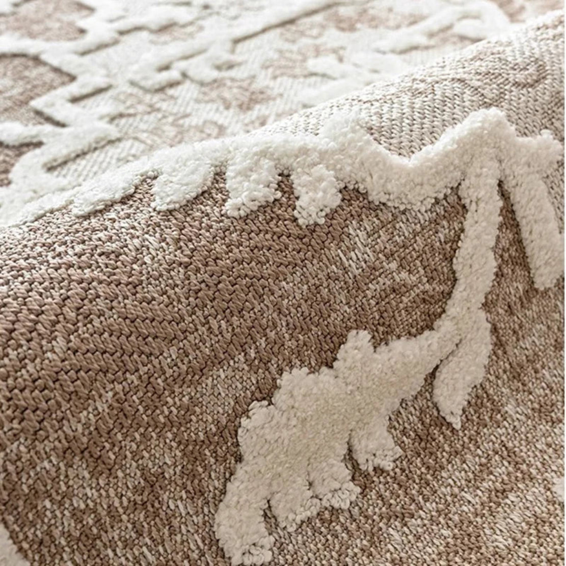 Traditional Large Rectangular Area Rug / Ruchi