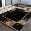 Marble Design Anti Skid Rug For Bedroom / Ruchi