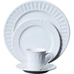 46 Pieces White Ceramic Dinnerware Set For 6 / Ruchi