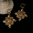French Vintage Electroplated Pearl Stud Necklace Set / Ruchi