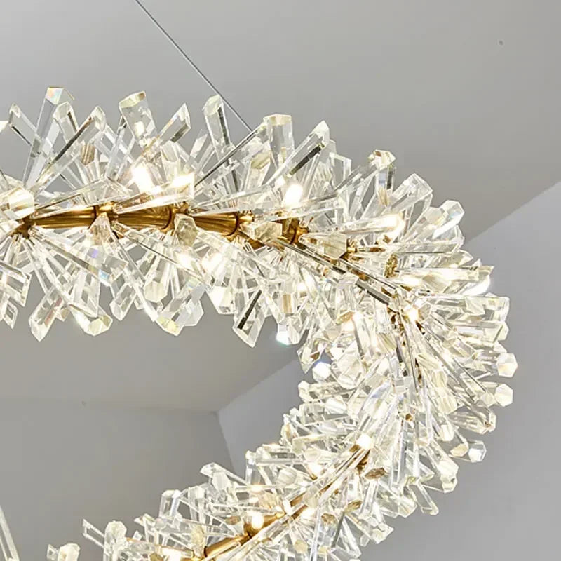 Luxury LED Crystal Chandelier Lamp