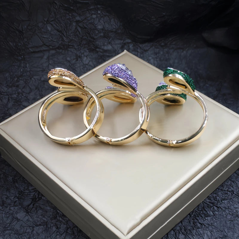 Spiral Pearl Cuff Bracelet For Women / Ruchi