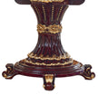Round European Marble Top Dining Table Set