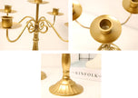 European Style Metal Candlestick Candle Holder / Ruchi