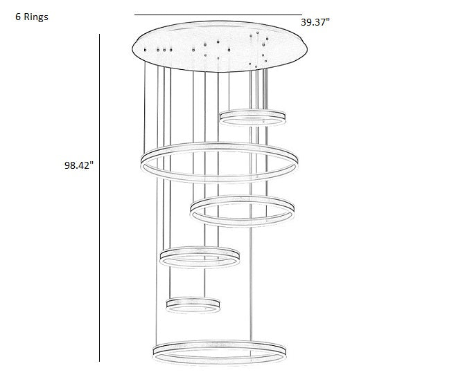 Remote Control Pendant Lamp