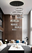 Modern Remote Control LED Circle Chandelier / Ruchi