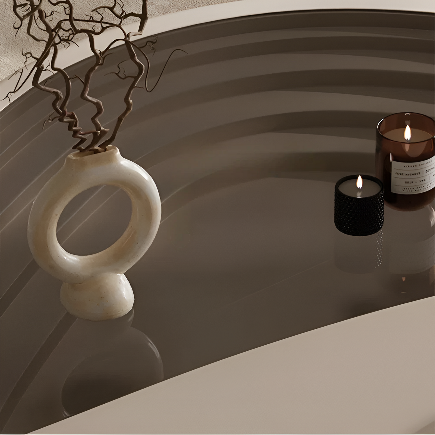 Artistic Glass Top Wooden Coffee Table