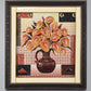 Printed Flower Pot Framed Wall Hanging / Ruchi