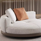 Minimalist U-Shaped Fabric Sofa Set