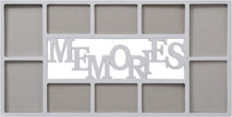 White Plastic Collage Wall Photo Frame / Ruchi
