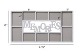 White Plastic Collage Wall Photo Frame / Ruchi