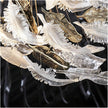 Modern Long Leaf Style LED Chandelier / Ruchi