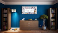 White Plastic Collage Wall Photo Frame / Ruchi