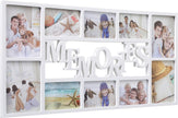 White Plastic Collage Wall Photo Frame / Ruchi