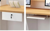 Modern Wooden LED Reception Desk / Ruchi