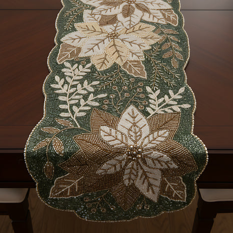 Table Runner Modern Embroidered Design / Ruchi
